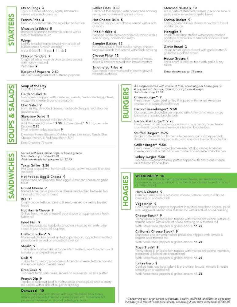 Argonne Cafe Menu image 1